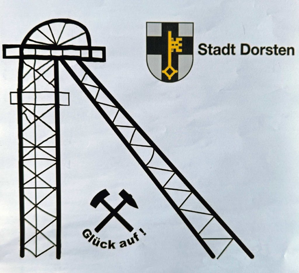Wanderzeichen Bergbau Dorsten