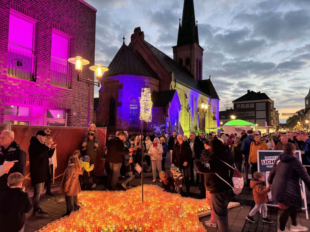 Dorsten im Lichterglanz beim Lichterfest 2025