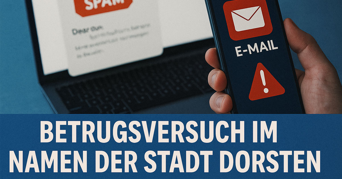 Stadt Dorsten warnt vor falschen Mails-Betrugs