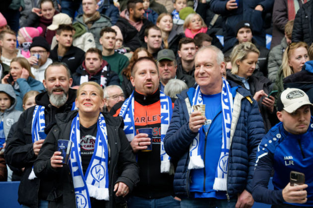 Fanblock des SV Lembeck