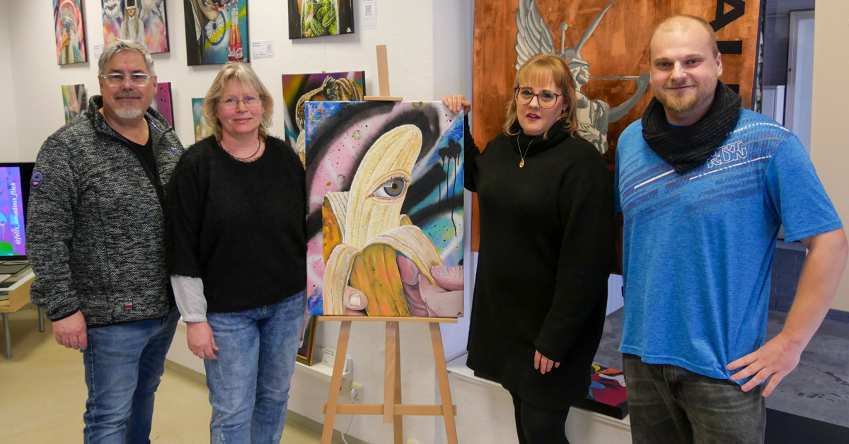 Galerie Türkis Fünf Künstler ein Raum Dorsten
