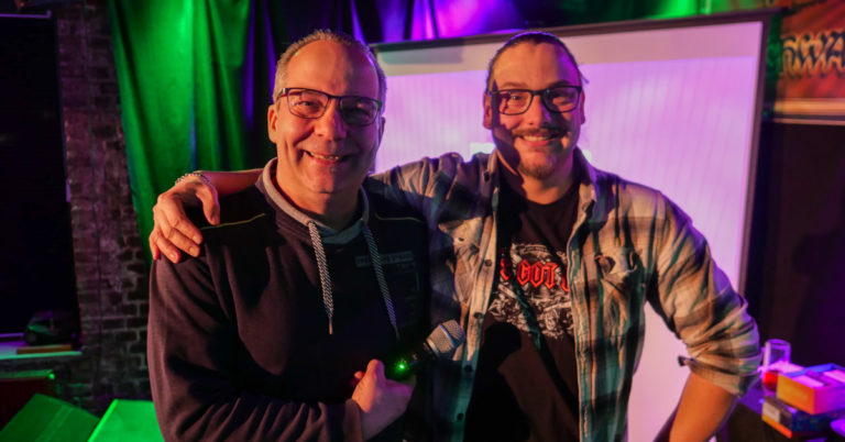 Vinylcafe Musikquiz Heinz und Phil