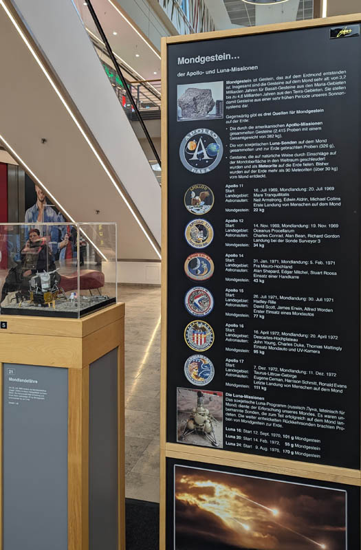 Nova Planetarium Weltraum Ausstellung Mercaden