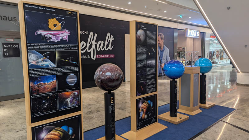 Nova Planetarium Weltraum Ausstellung Mercaden