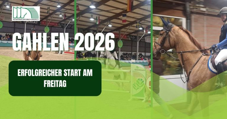 Starker Auftakt beim Hallenspringturnier „GAHLEN 2026“