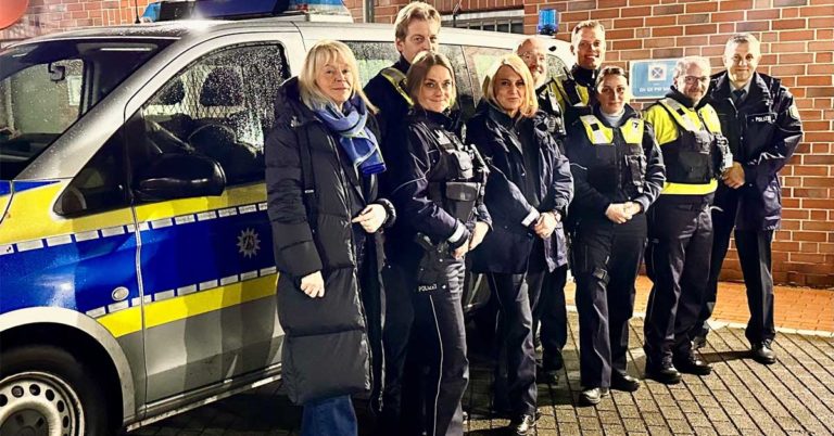 Polizeipräsidentin Friederike Zurhausen mit eingesetzten Kräften
