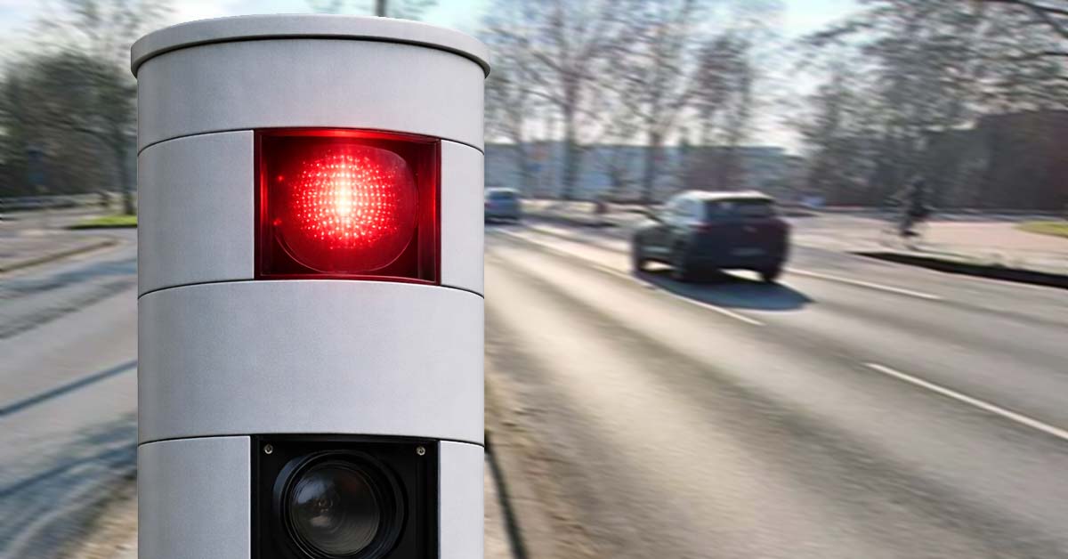Neuer Blitzer Borkener Straße B224 Radarfalle