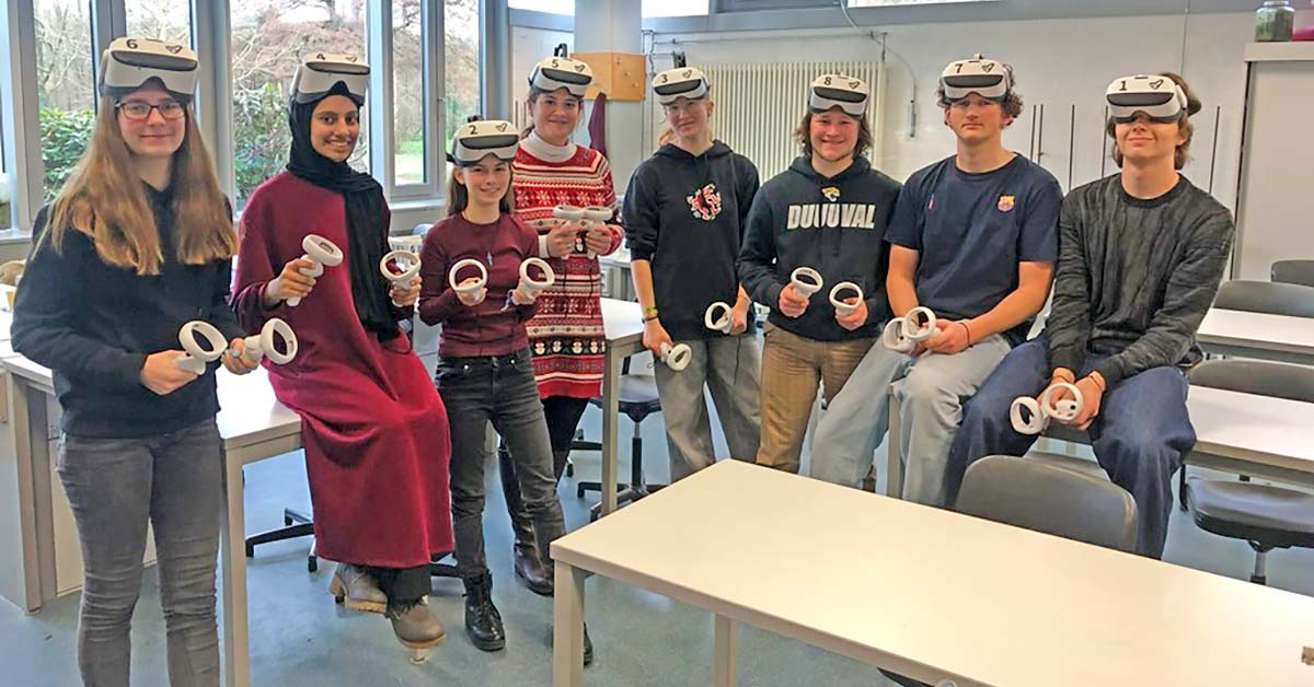 VR-Brillen Virtual Reality Gesamtschule Wulfen