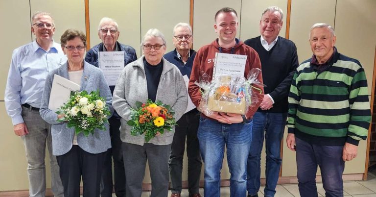 Gemischter Chor Lembeck Jubilare Ehrung 2026