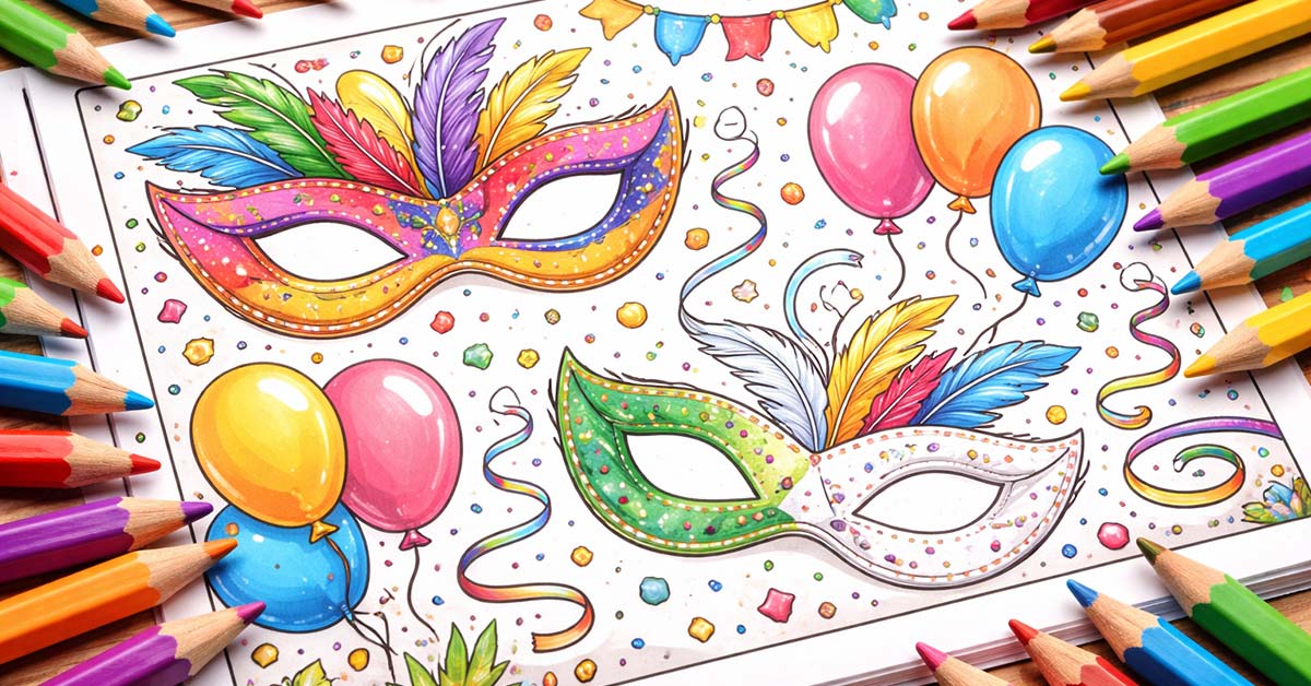 Karneval-Malbuch