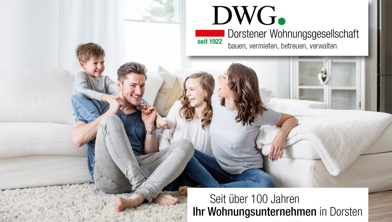 Werbeanzeige DWG Dorsten mit weiterführendem Link zur Webseite