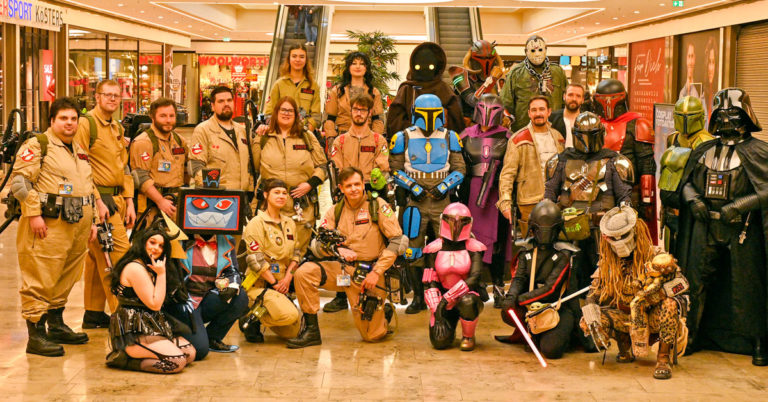 Mercaden verwandelten sich in eine Cosplay Oase