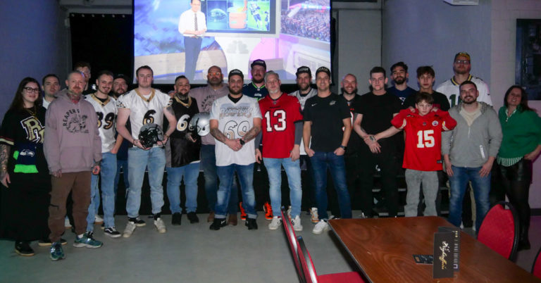 Superbowl Matchalong Galerie der Traumfänger mit den Dorsten Reapers