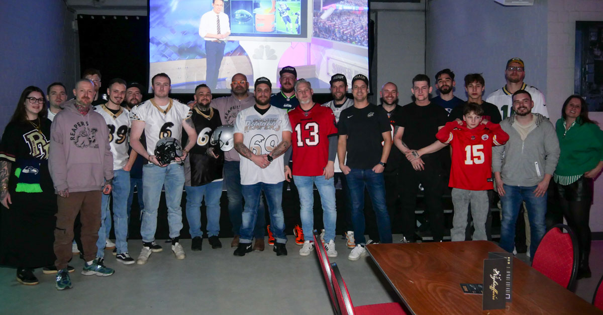 Superbowl Matchalong Galerie der Traumfänger mit den Dorsten Reapers