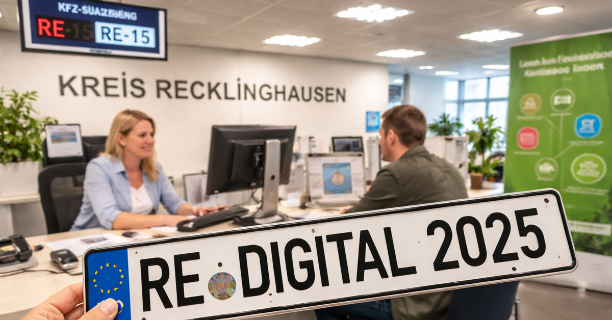 KFZ-Zulassung im Kreis Recklinghausen wird digitaler