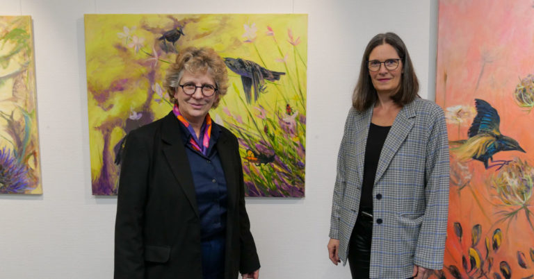 Elizabeth Weckes und Claudia Schnitzler im Kulturraum franz