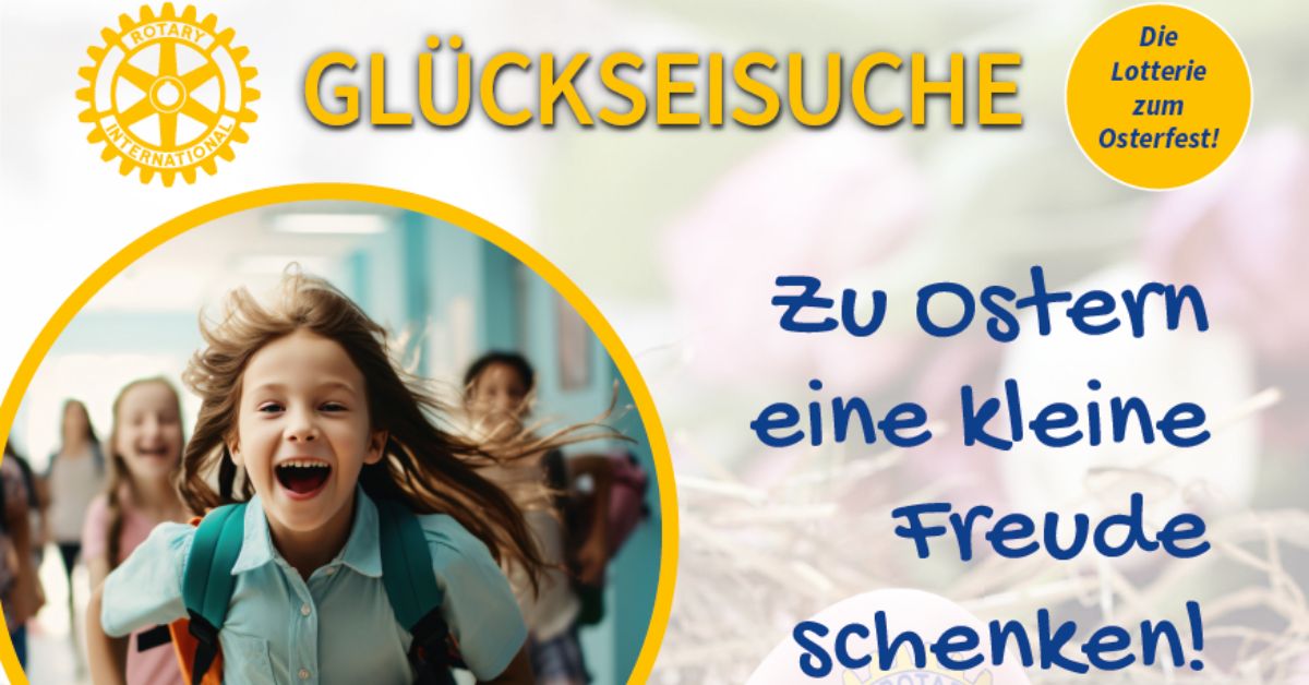 Mit der Rotary Glückseiaktion 2026 unterstützt der Rotary Club Dorsten in diesem Jahr die Grundschulen der Stadt. Foto: Rotary Club Dorsten