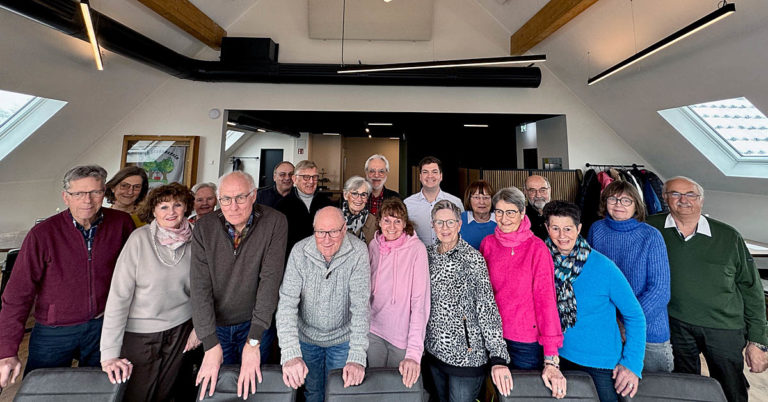 Der Verkehrsverein Dorsten besucht das neue HUB Erle