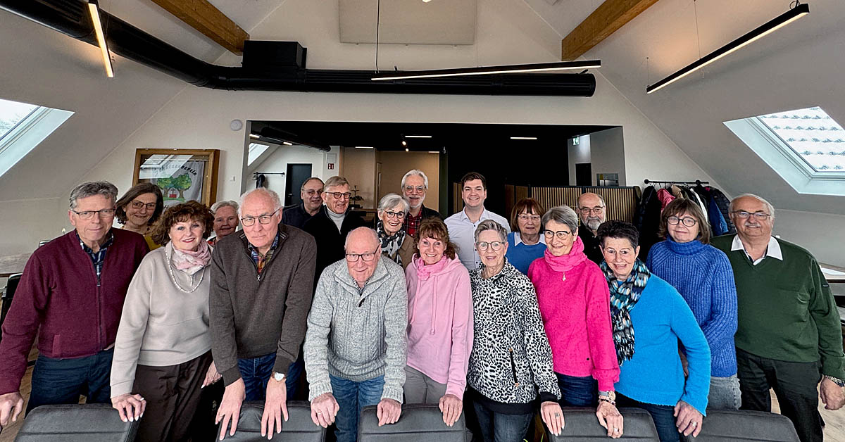 Der Verkehrsverein Dorsten besucht das neue HUB Erle