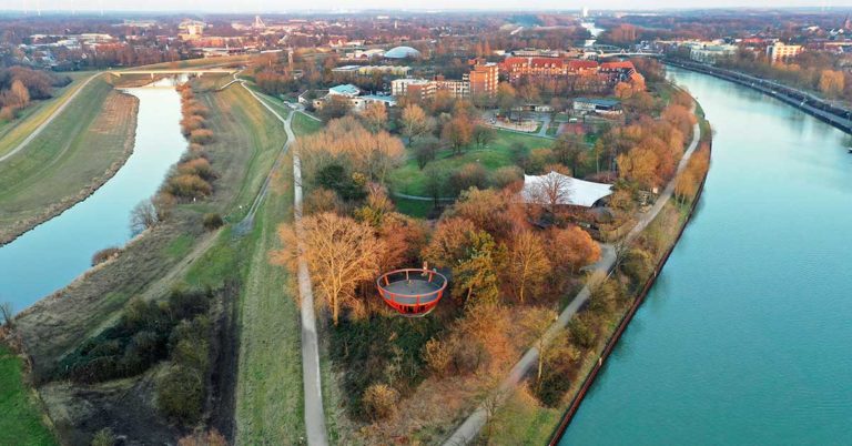 Buergerpark Maria-Lindenhof Lippe Kanal-Stadtkrone