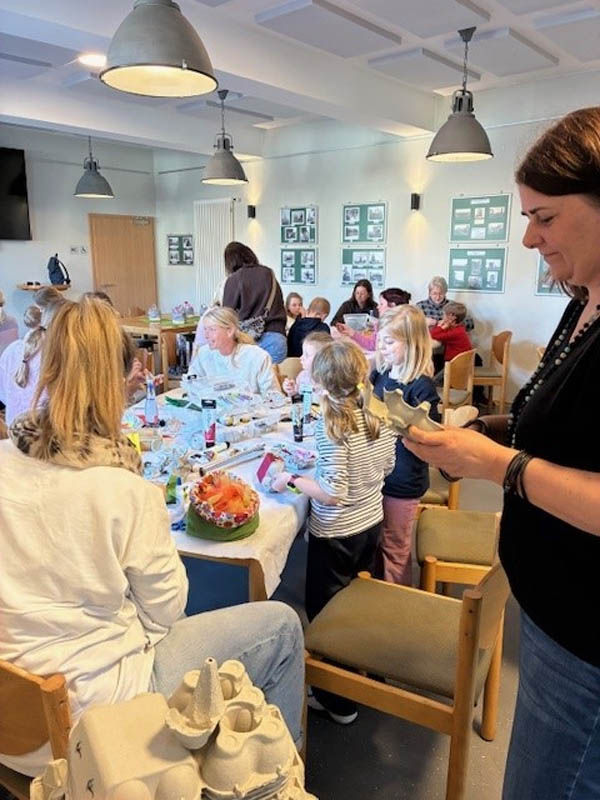 Erster Kinder Bastelnachmittag Heimatverein Dorf Hervest