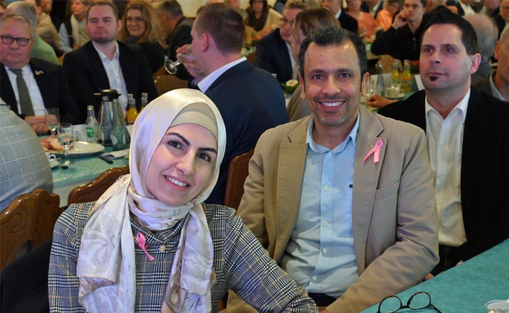 Prof. Dr. Khadijeh Mohri spricht beim Neujahrsempfang der CDU Dorsten über Vorsorge, Aufklärung und den Brustkrebslauf in Dorsten.