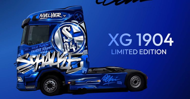 DAF Sonderedition Schalke Truck