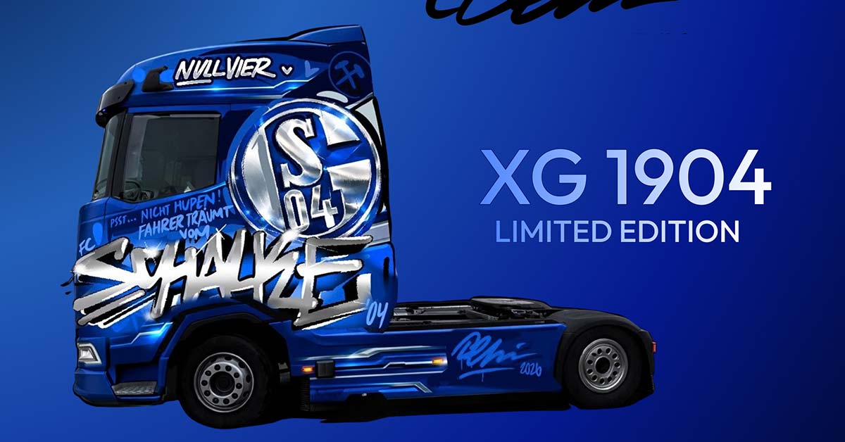DAF Sonderedition Schalke Truck