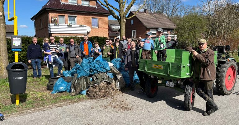 Schützenverein Dorf Hervest Müllsammelaktion Besentage