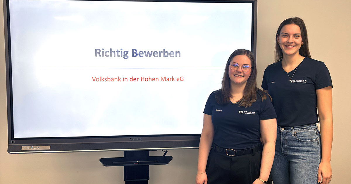 Volksbank Hohe Mark Bewerben