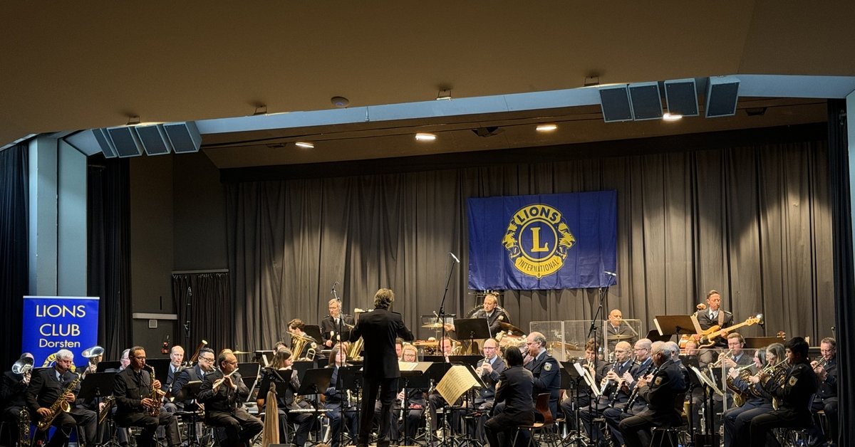 Benefizkonzert des Bundespolizei-Orchesters in Dorsten