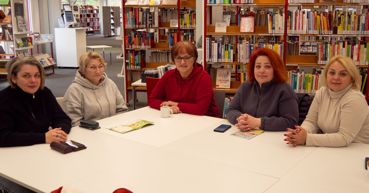 Die Stadtbibliothek veranstaltet ein Dialog Cafe