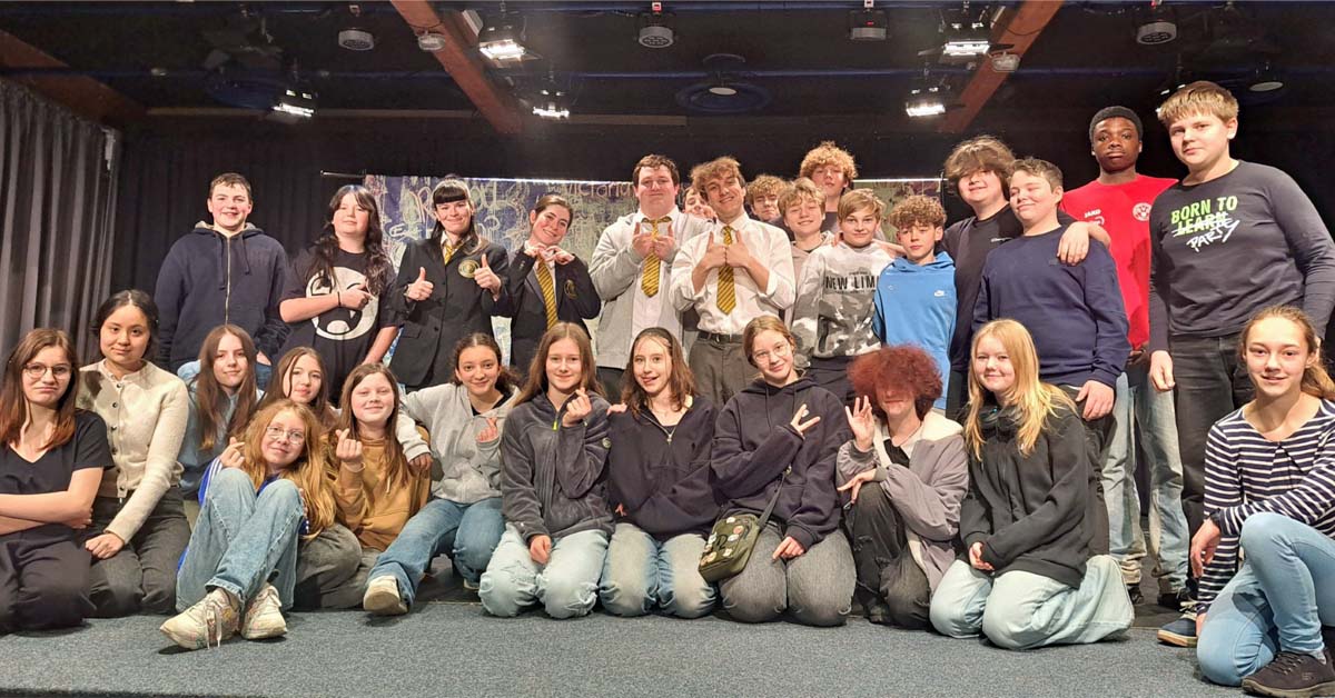 White Horse Theatre begeistert Schüler in Wulfen