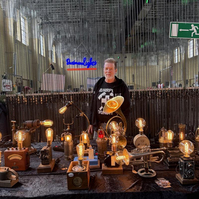 Lou Duesmann auf dem Kumpelmarkt in Dorsten