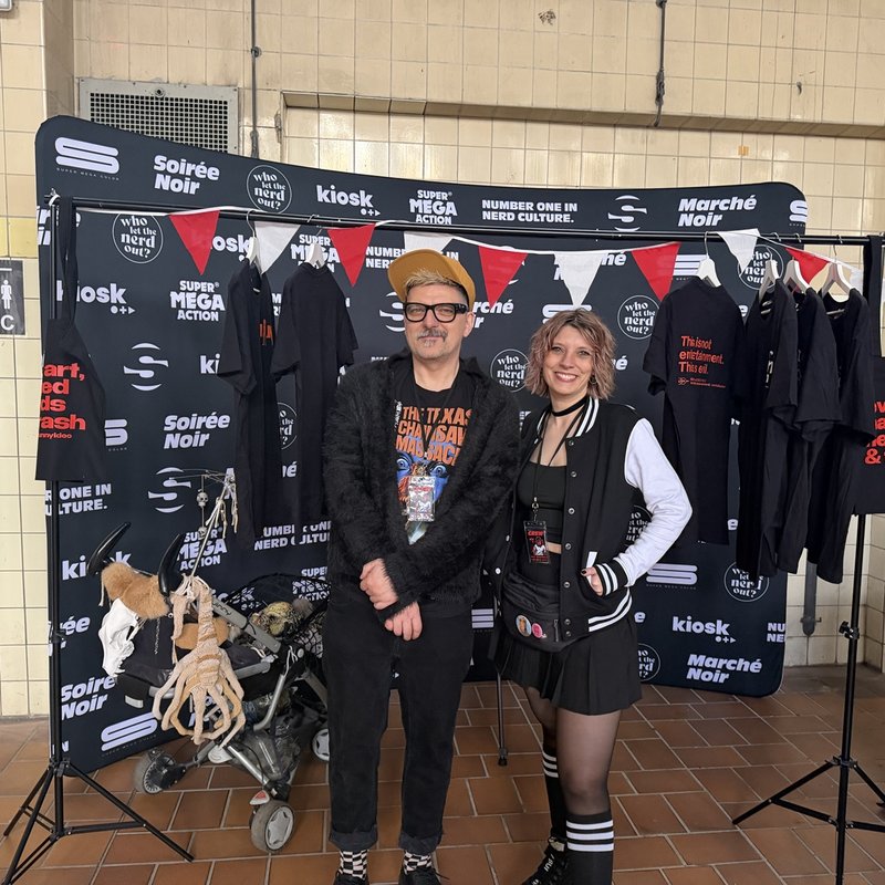Lisa und Carsten von der Marché Noir Messe