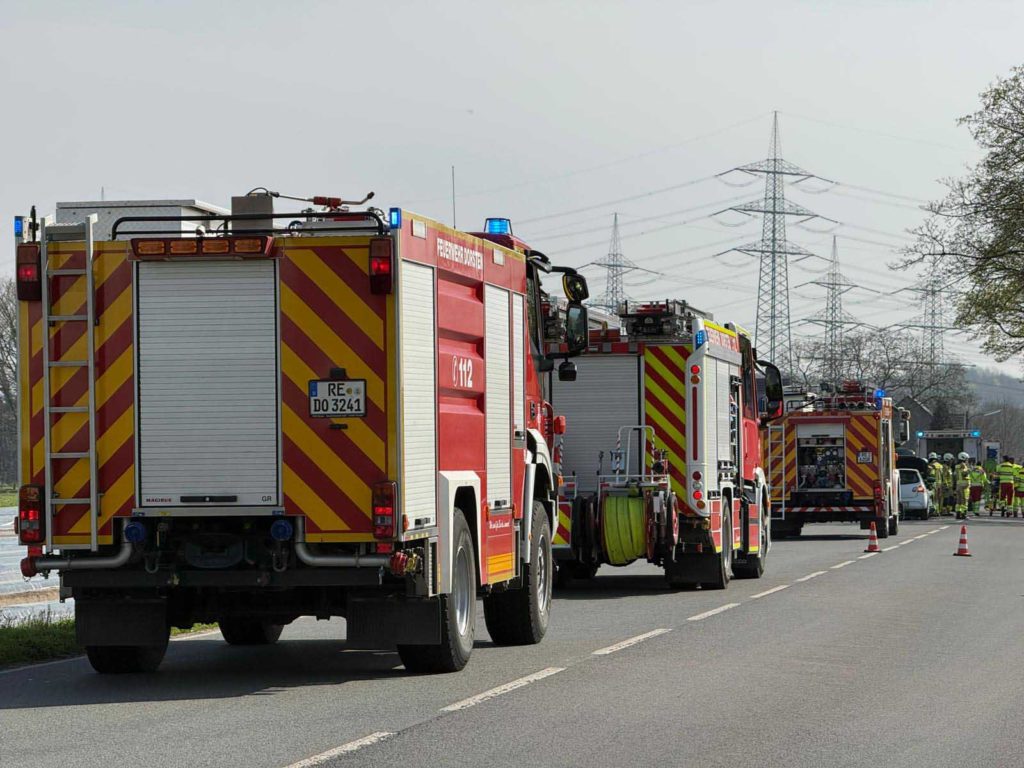 Unfall auf der A31-Anschlusstelle Schermbeck-Lembeck