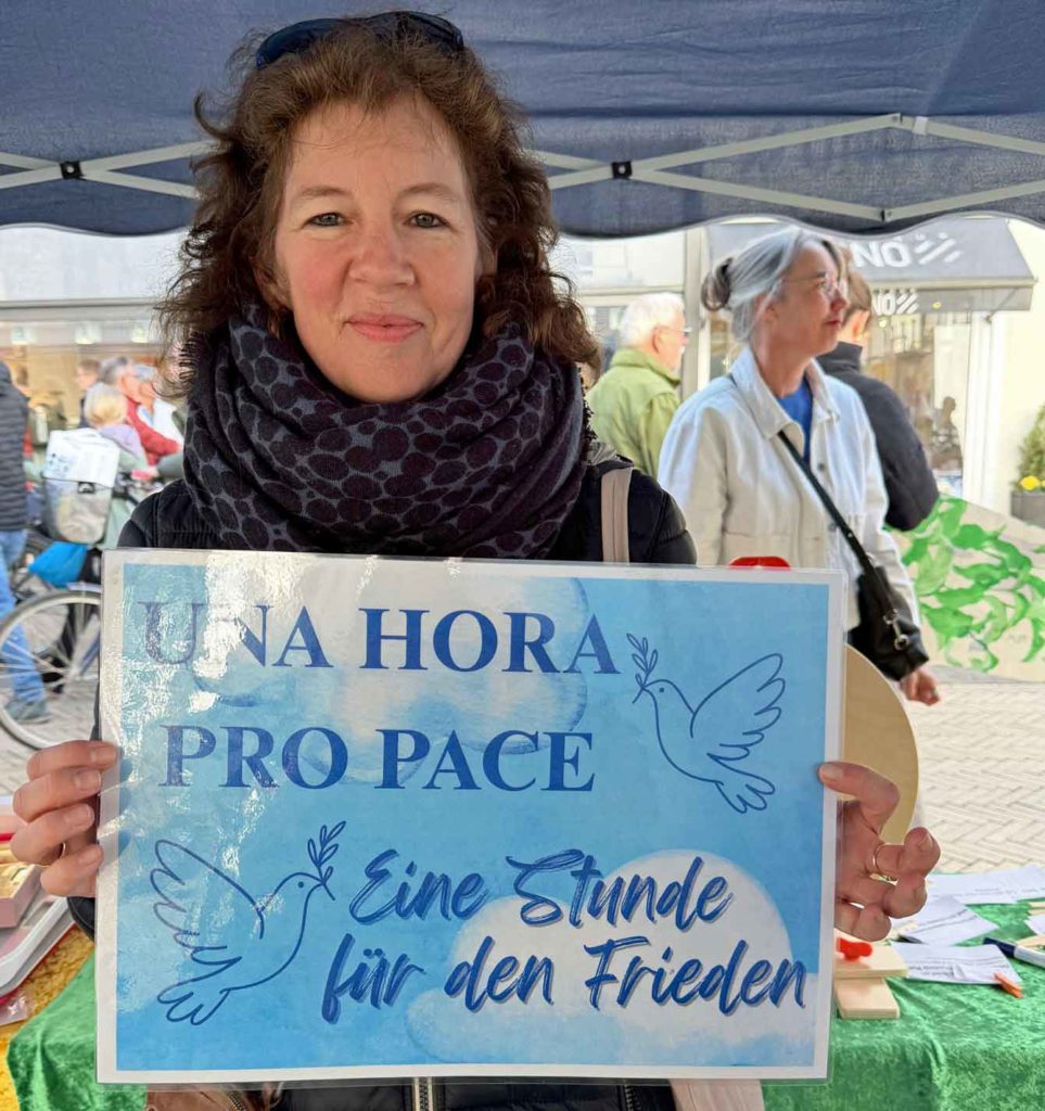 Ein für den Frieden-Aktion in Dorsten
