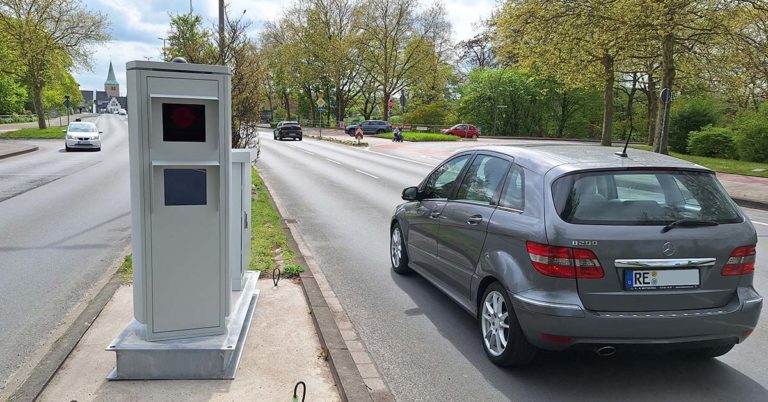 Blitzer Radarfalle Dorsten Borkener Straße 224