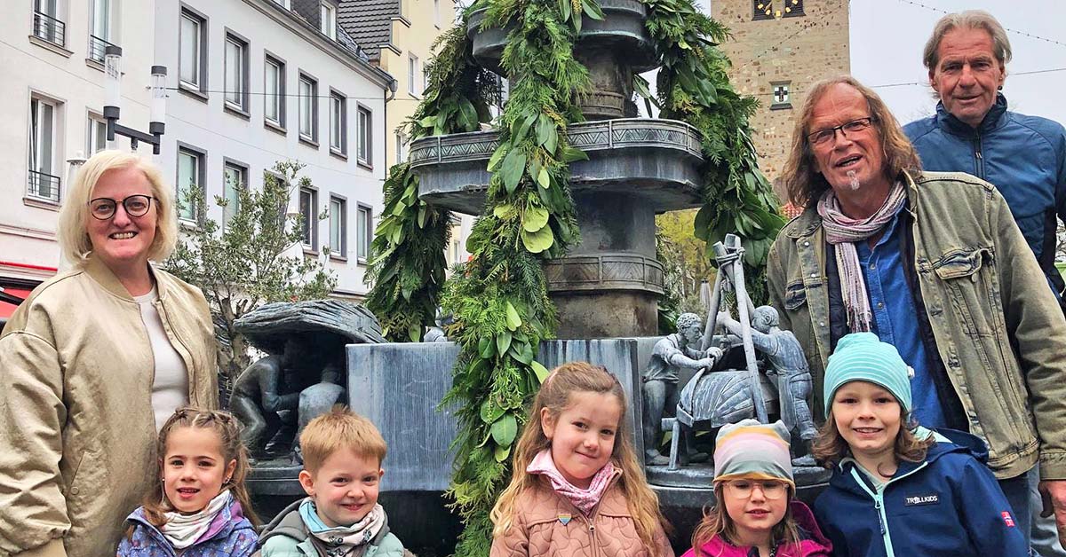 Osterbrunnen Marktplatz Dorsten 2026