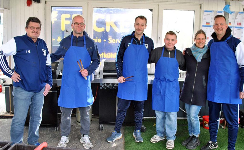 Das Team am Grill beim Germany Cup in Wulfen