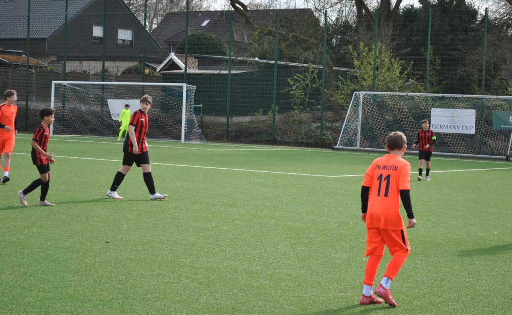 Die Mannschaften beim Internationalen Germany Cup in Wulfen schenkten sich nichts.