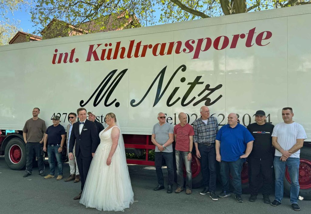 Hochzeit-Dorsten-Hardt-LKW Konvoi
