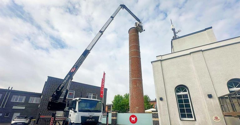 Brauturm Wulfen Schornstein Abriss Mai 2026