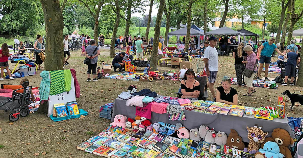Flohmarkt Bürgerpark Maria Lindenhof