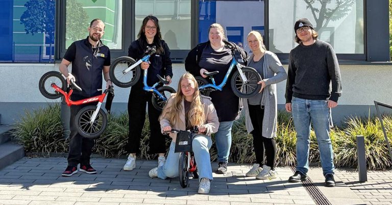 Kinderlaufräder Lucky Bike Manuel Neuer Stiftung