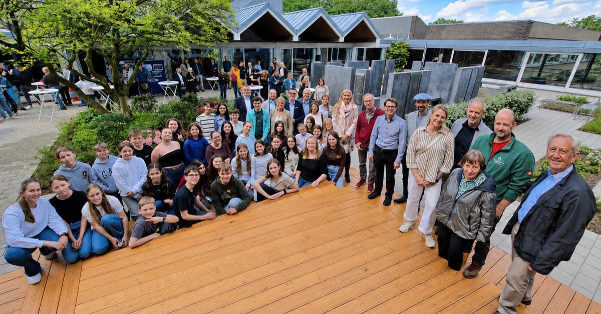 Einweihung St. Ursula Garten Realschule