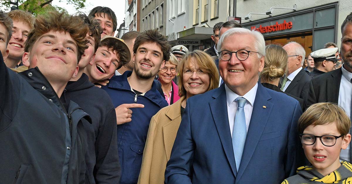Bundespräsident Frank Walter Steinmeier Dorsten Ehrentag
