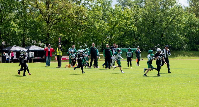 Spielszene vom Football-Turnier der Dorsten Reapers