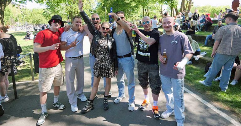 Erster Mai - Stimmung und gute Laune im Bürgerpark Dorsten