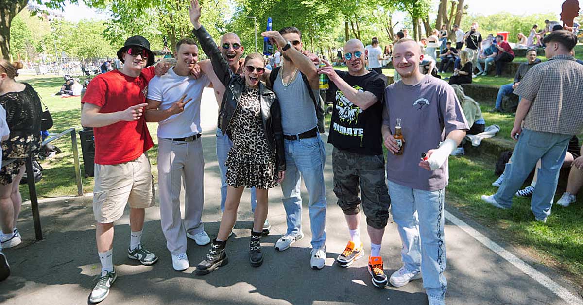 Erster Mai - Stimmung und gute Laune im Bürgerpark Dorsten